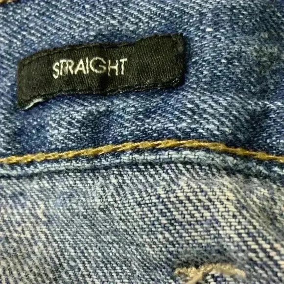 Calvin Klein Jeans Straight Denim Jeans Men Size 40 Light Wash Zip Fly Blue - Picture 11 of 12